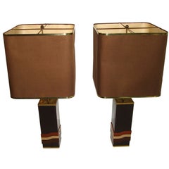 Vintage Pierre Cardin Pair of Table Lamps