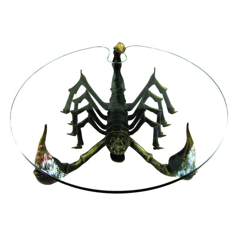 Attributed to Jacques Duval Brasseur Scorpion Table For Sale