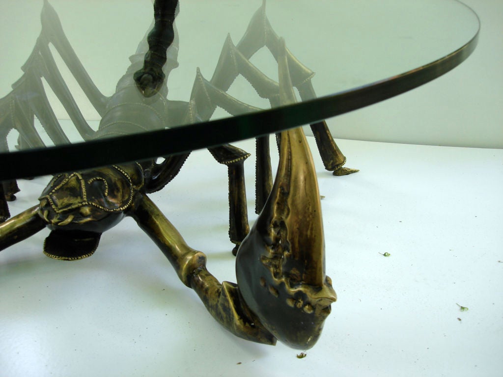 French Attributed to Jacques Duval Brasseur Scorpion Table For Sale