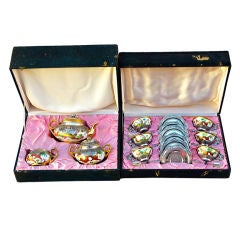 Tea Set Inside Two Boxes