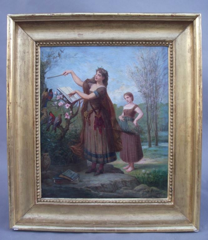 . Signed Henry PICOU and dated 1891