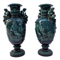 Pair Of Vases Of Minton