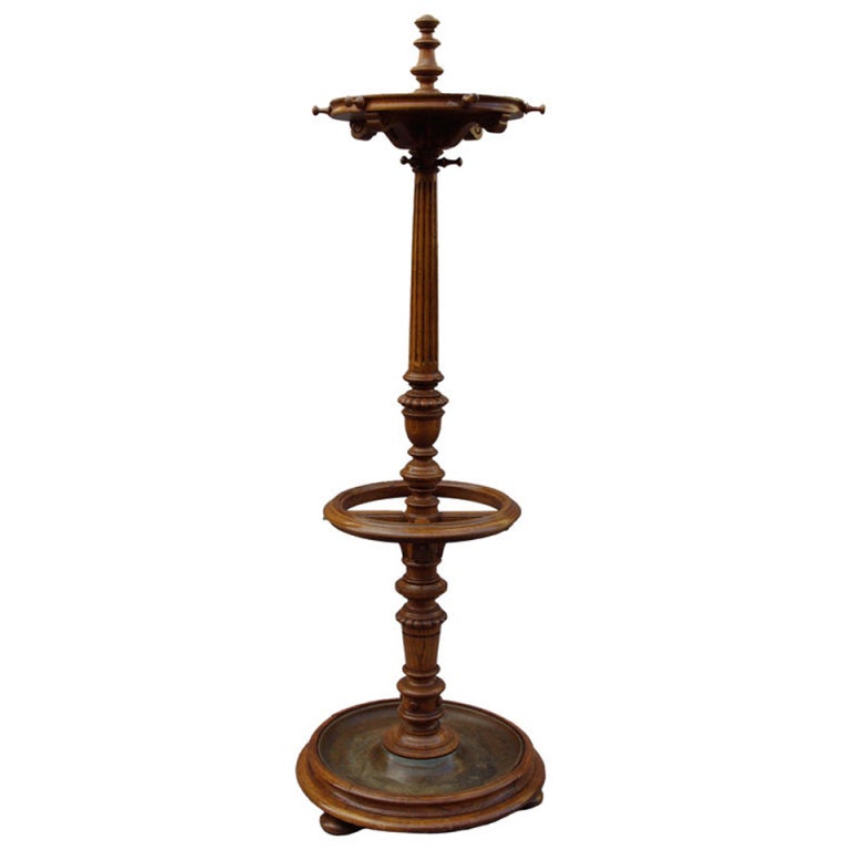 Napoleon III Coat Stand made in oak wood