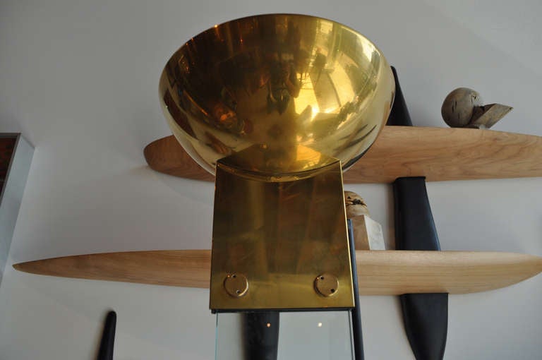 Art Deco Brass Floor Lamp 1