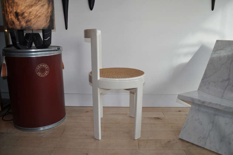 Bauhaus Mid Century Modern Italian Lacquered Chair