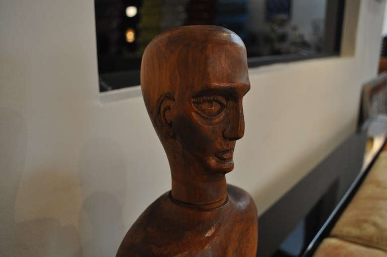 Exquisite French walnut articulated mannequin.