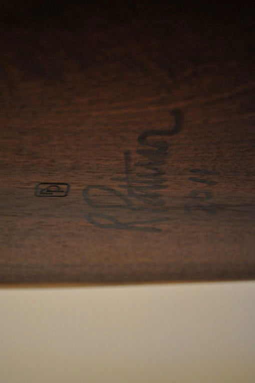 Walnut Slab Bench by Richard Patterson 5