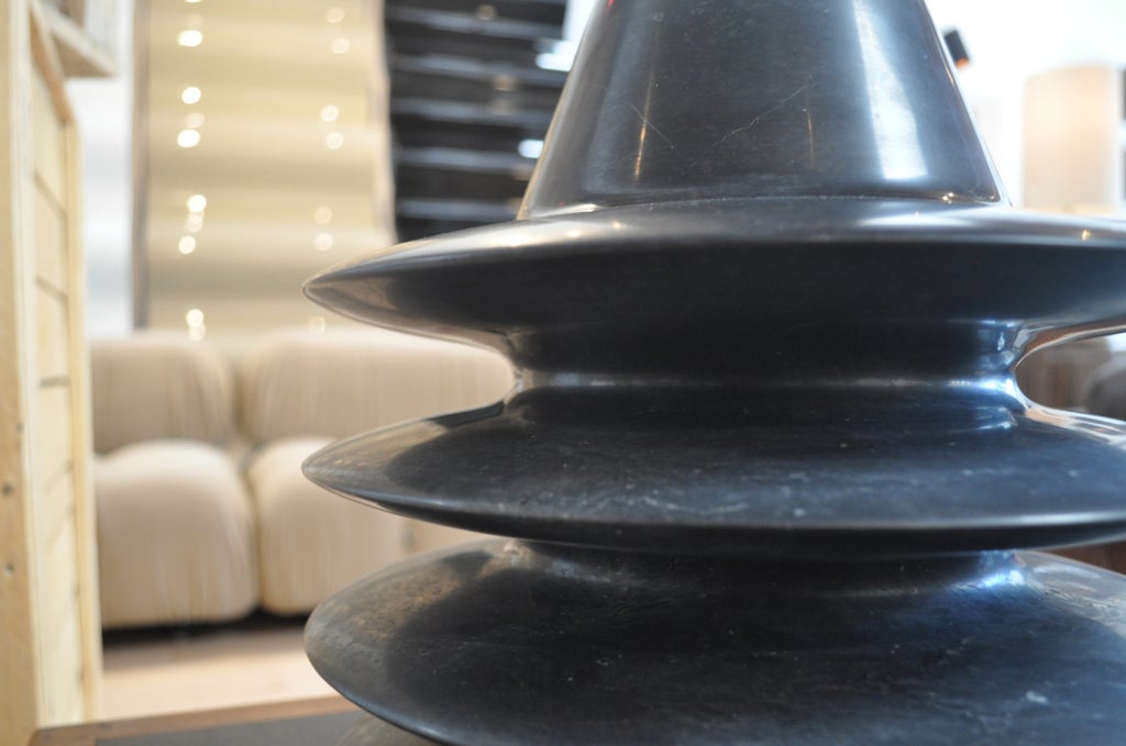 Black Marble Lamp by GS 3