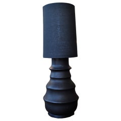 Black Leather Lamp by GC 11