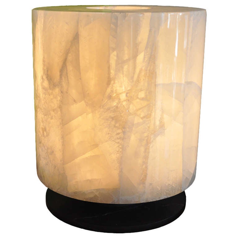 Off White Rock Crystal Lamp By Gc For At 1stdibs Off White Rock Crystal Lamp By Gc For
