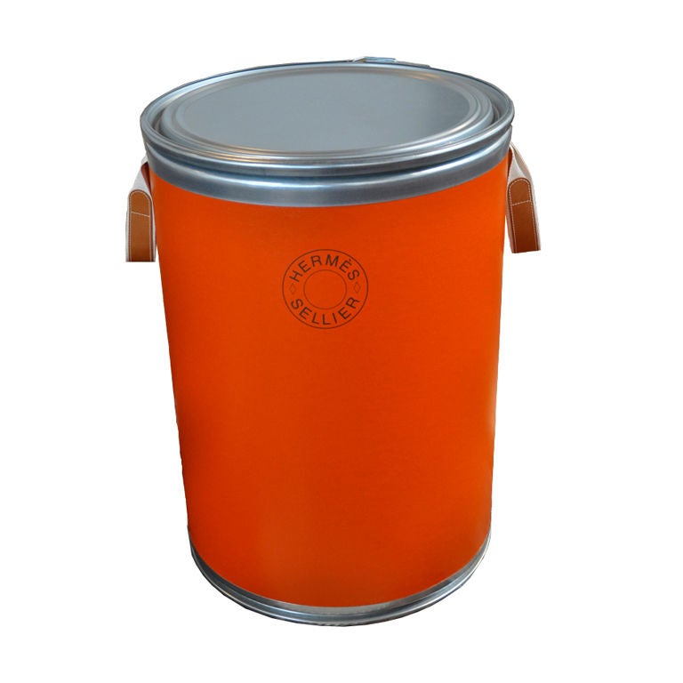 Hermes Saddle Bin/Side Table