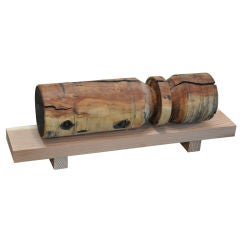Turned Form Table Sculpture by Richard Patterson