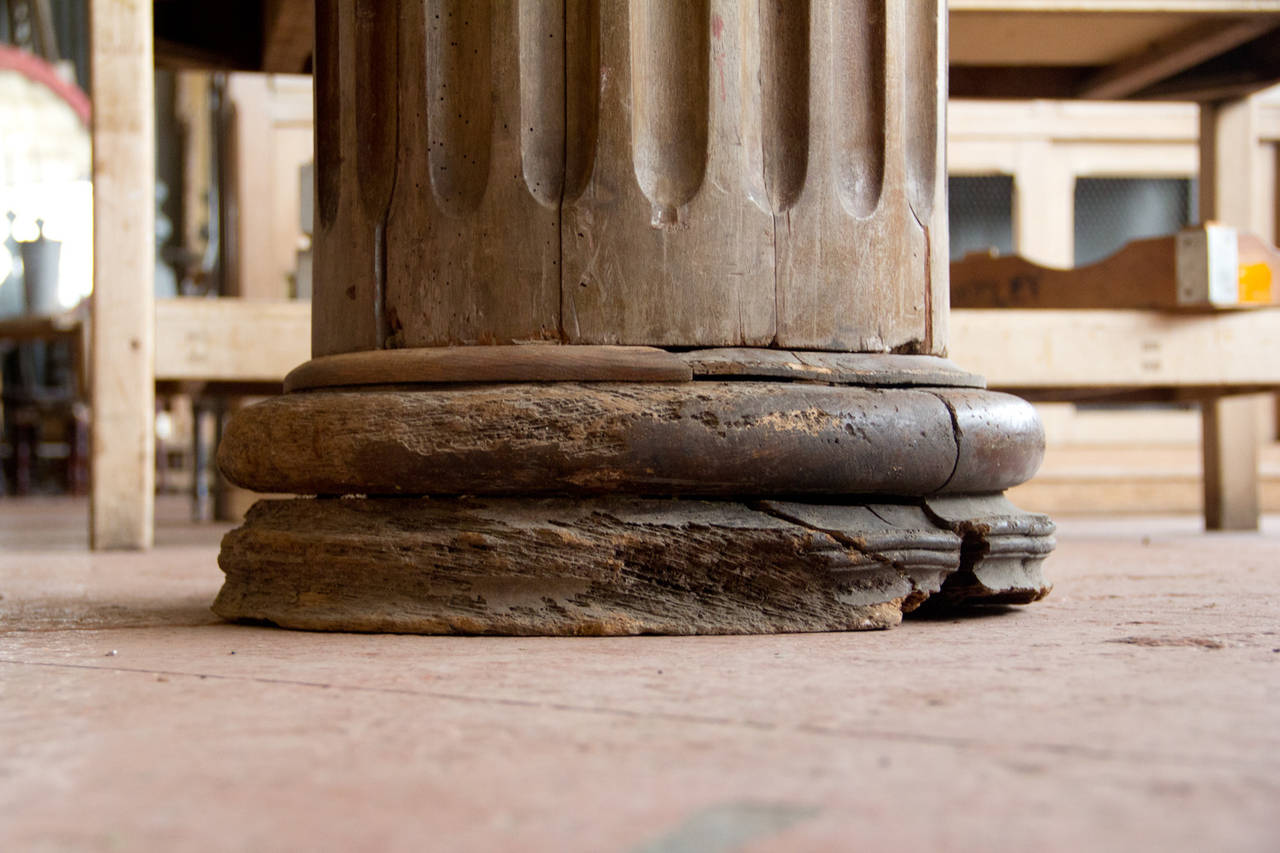 British 18th Century Ionic Column