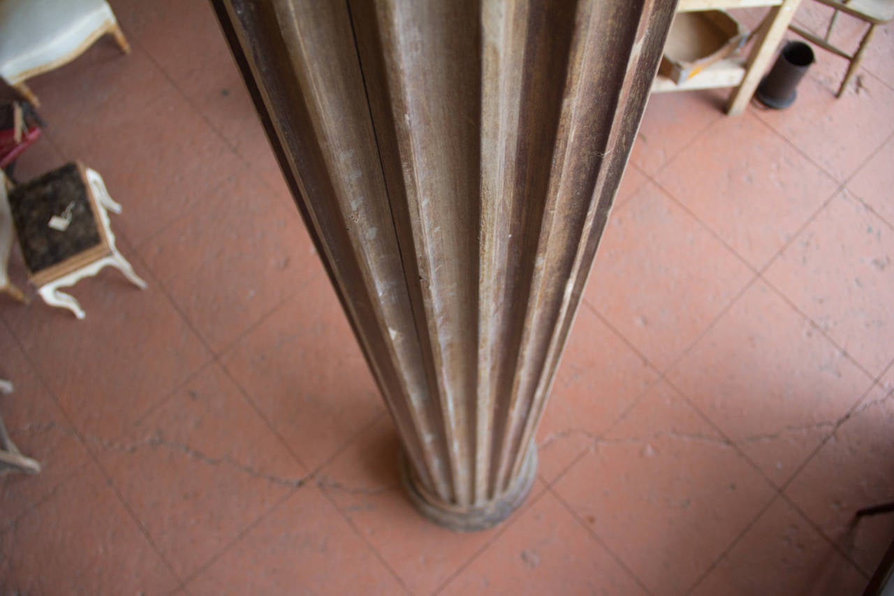 Mahogany 18th Century Ionic Column