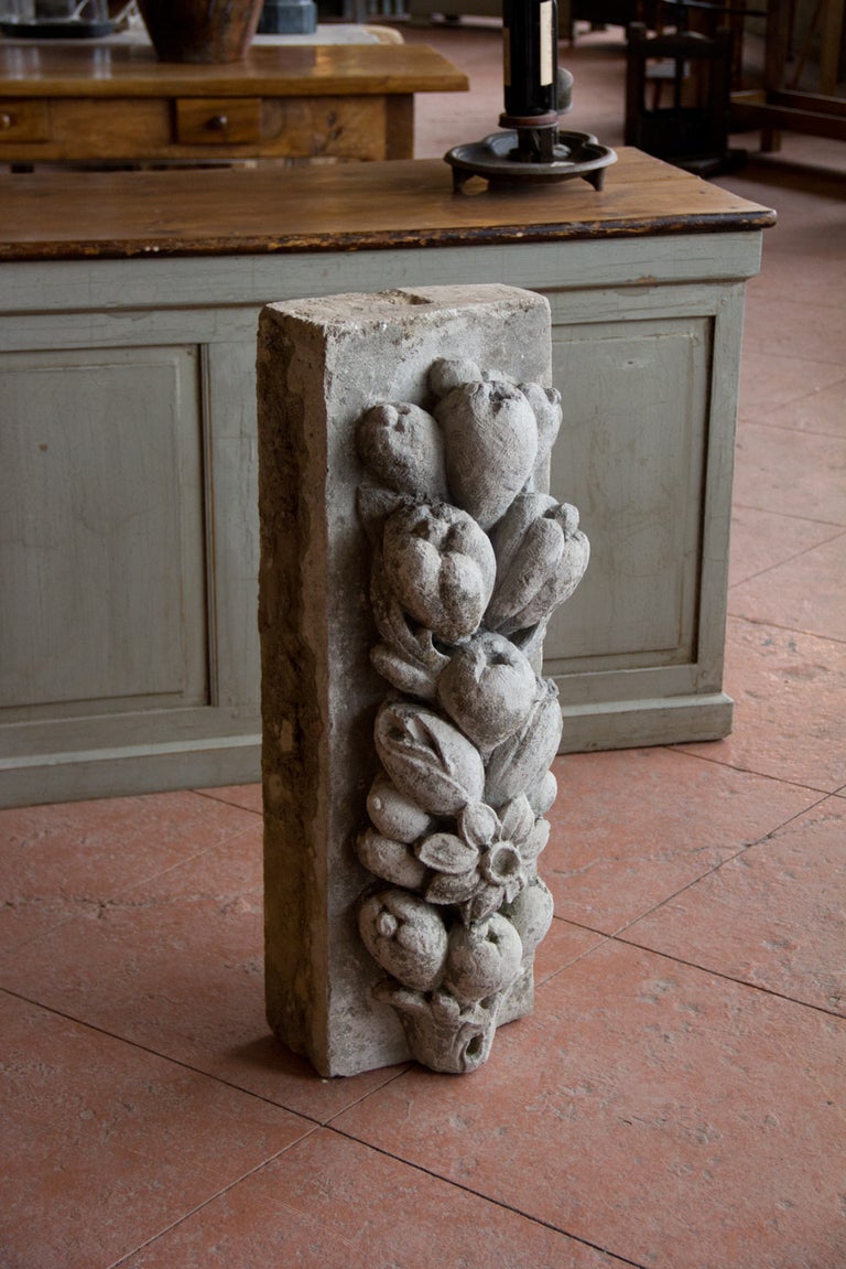 Antique Carved Stone Lintel