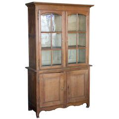 Antique French Provincial Library Vitrine