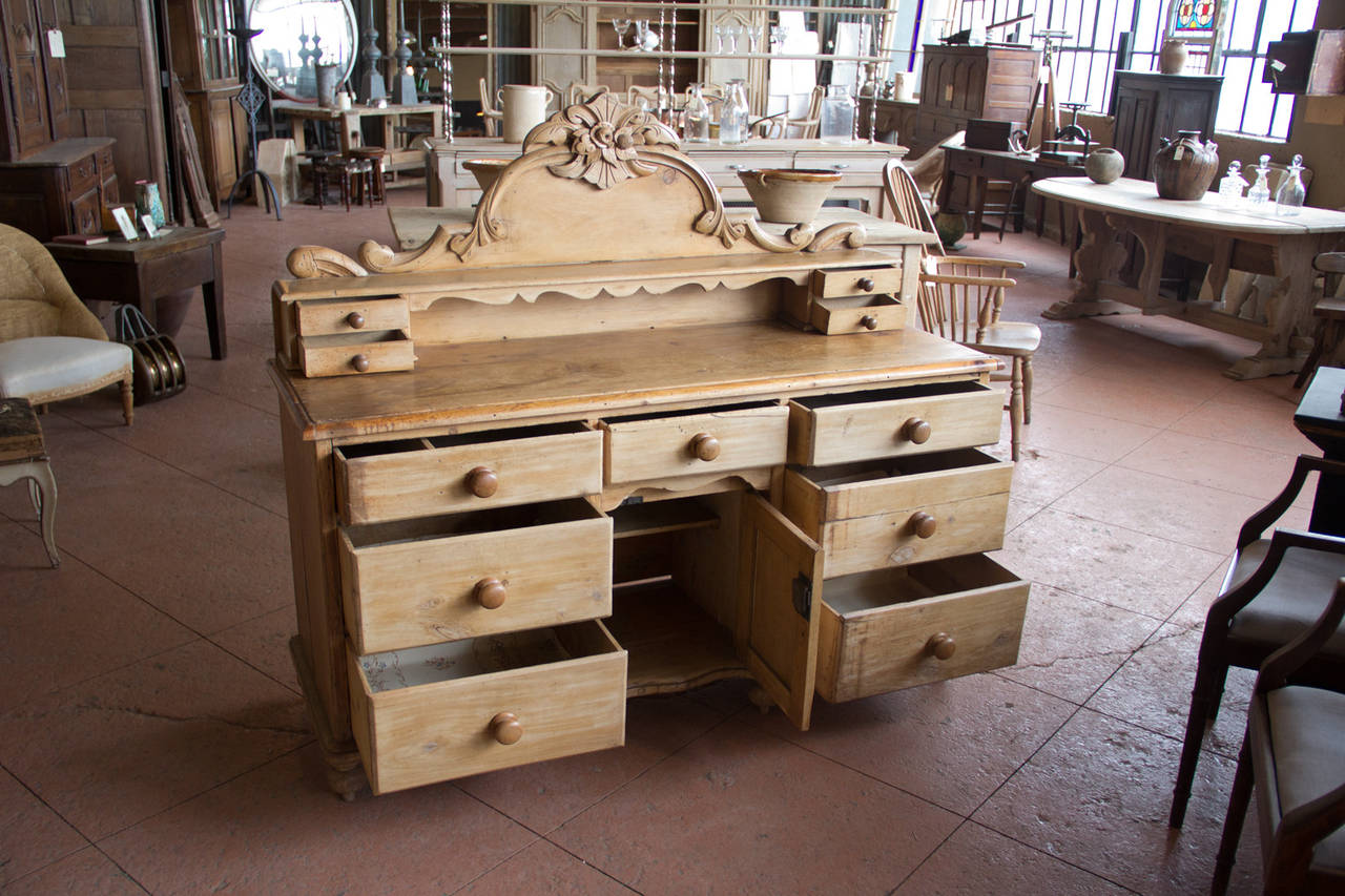 Wood Victorian Scottish Sideboard