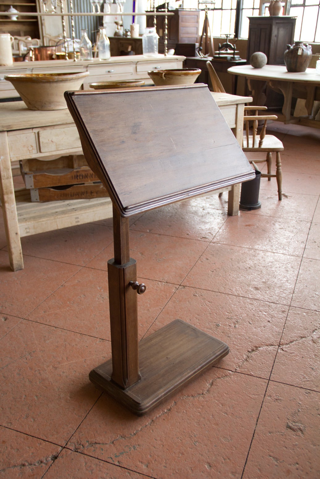 Wood Antique Lectern