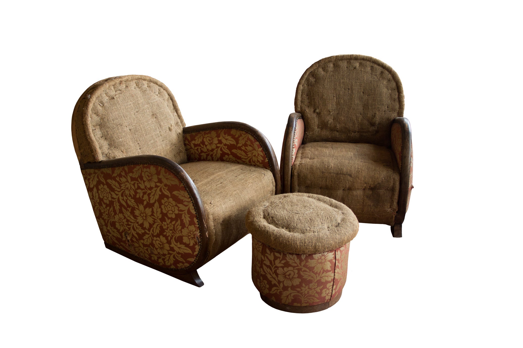 Pair Of Belgian Art Deco Chairs