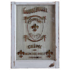 Antique French Napoleonic Champagne Reims Window