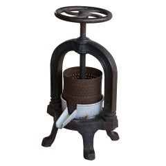 Antique French Walnut Press