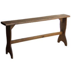 Antique Bench from Burgundy, France