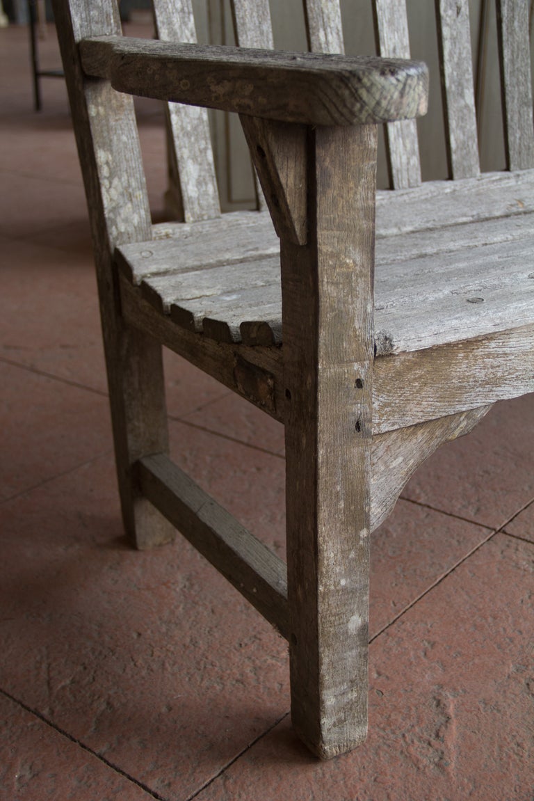 Vintage English Wooden Bench 3