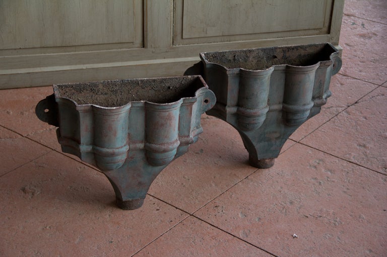 Pair Victorian Rainwater Hoppers