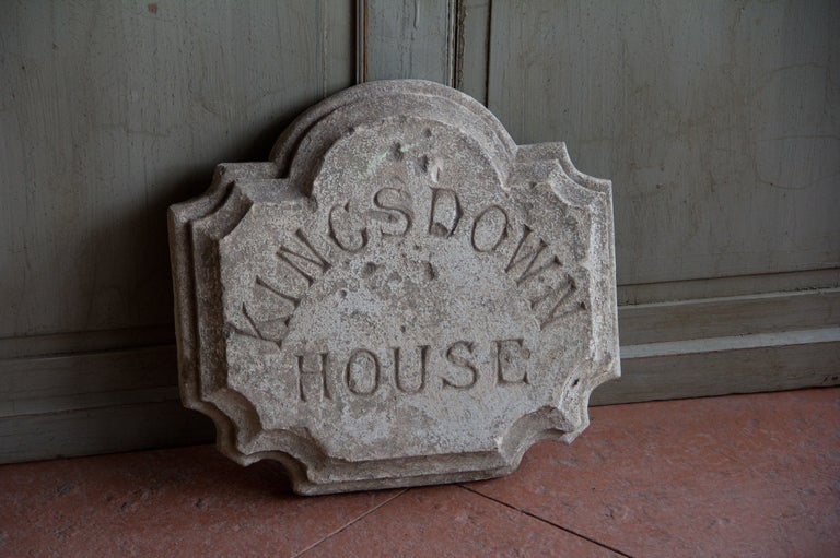 19th Century Carved Stone Tablet