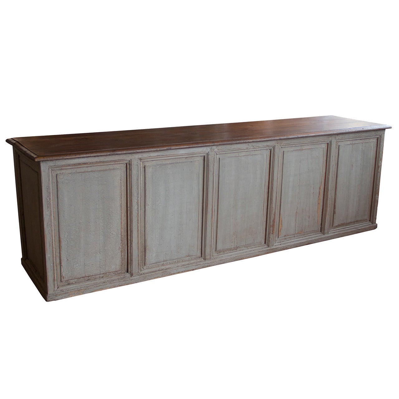 Substantial Antique Shop Counter
