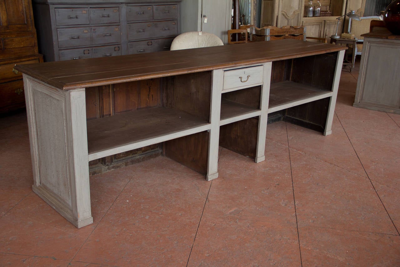 Substantial Antique Shop Counter 1