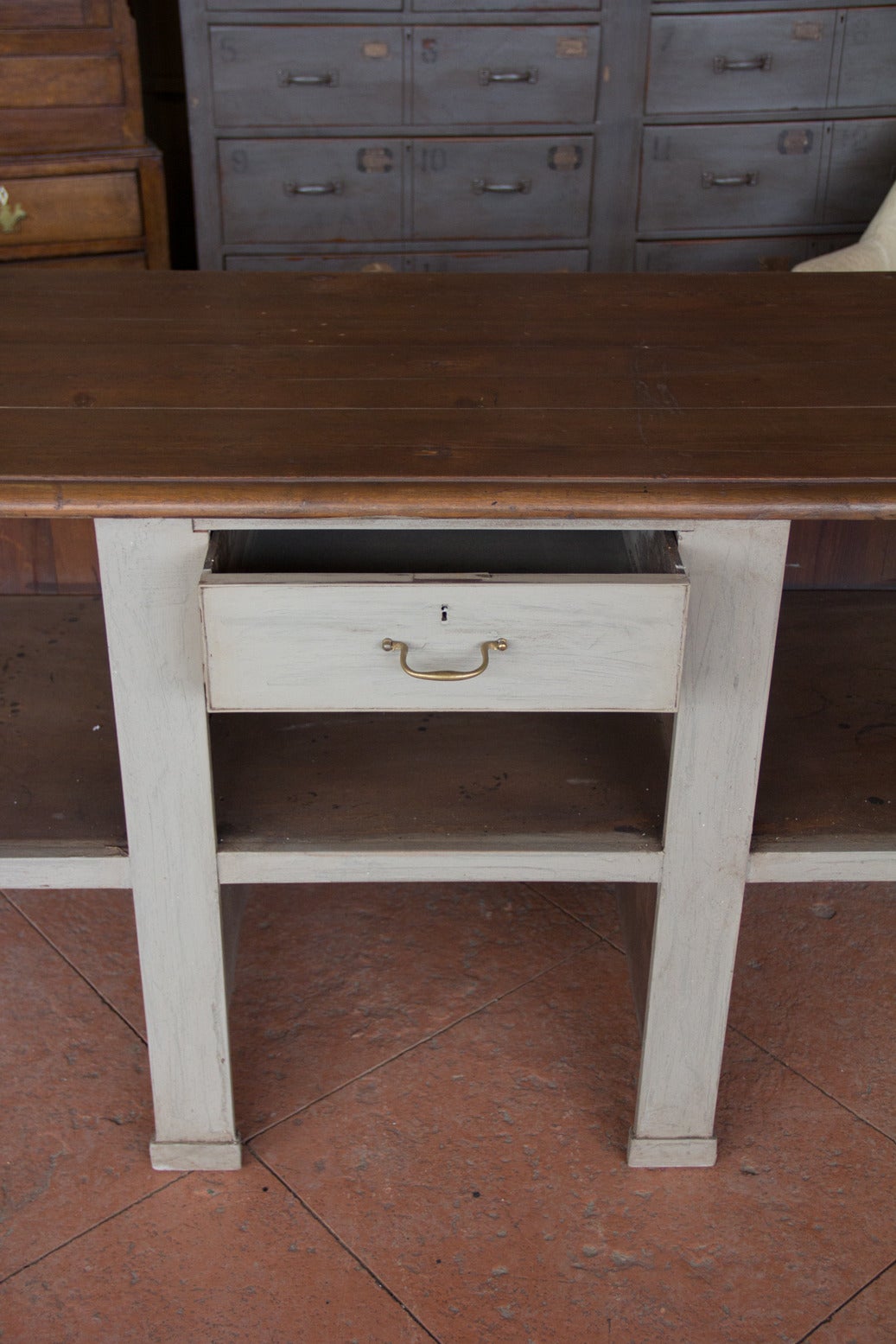 Substantial Antique Shop Counter 2