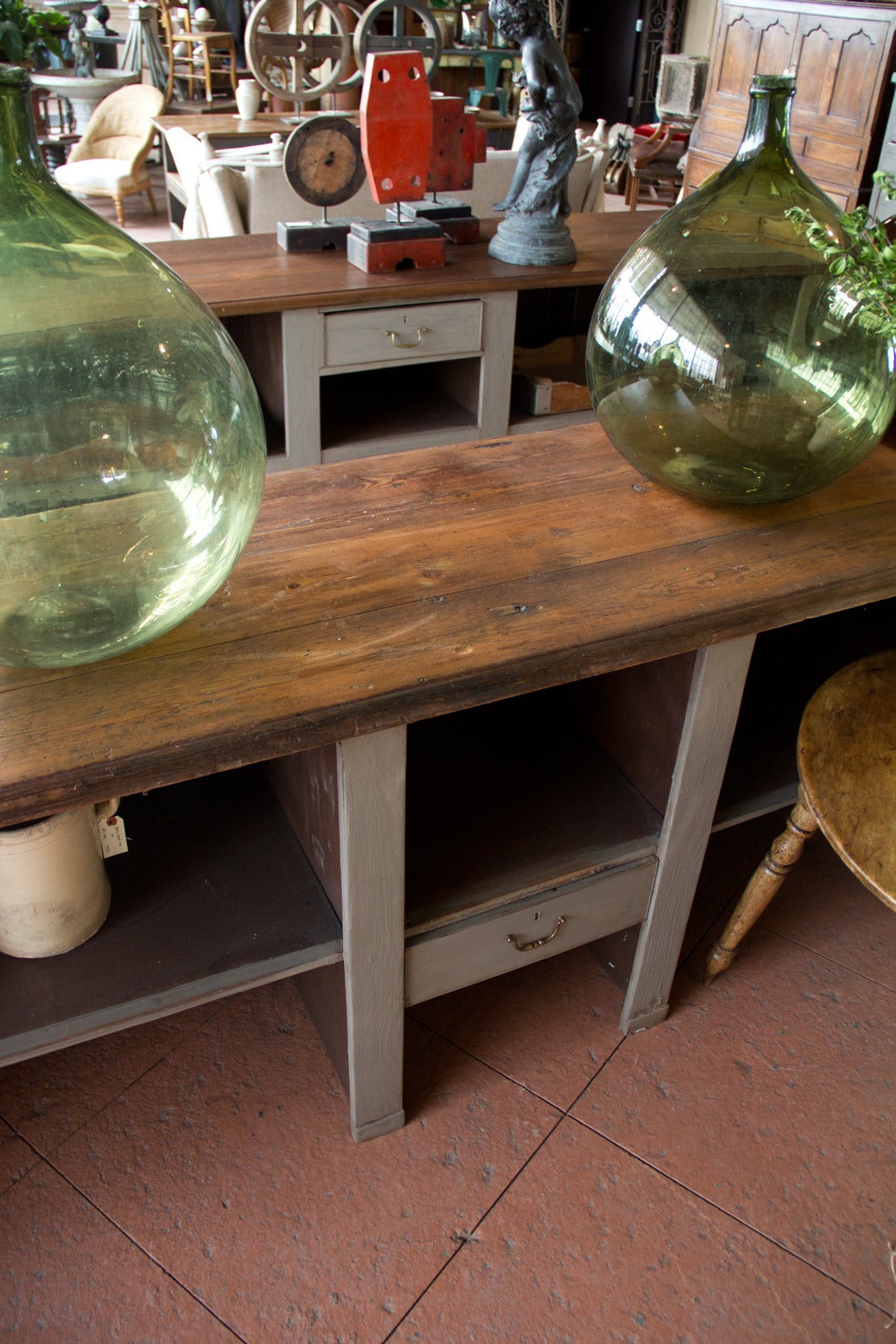 Substantial Antique Shop Counter 3