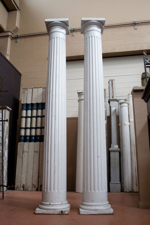 American Pair 19th Century Doric Columns