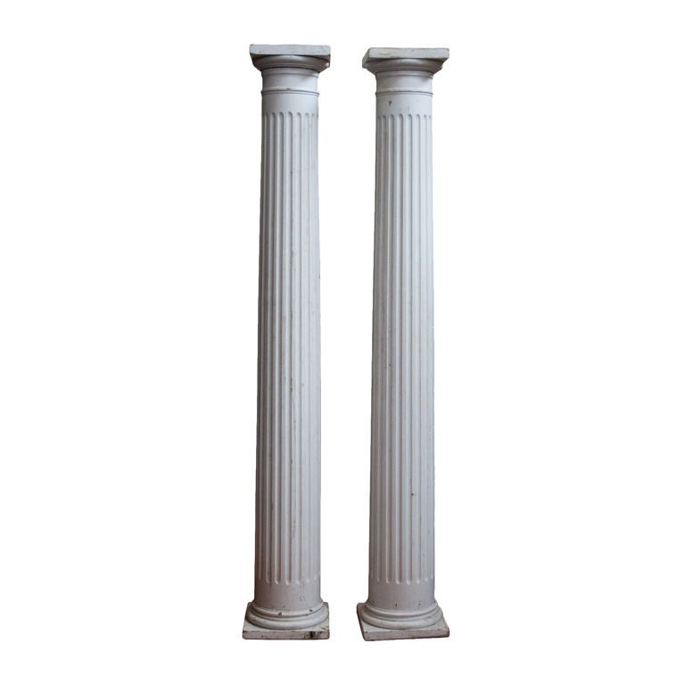 Pair 19th Century Doric Columns