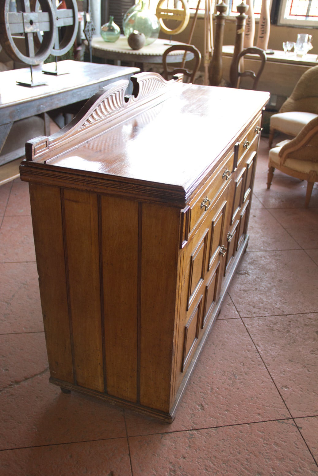 British Antique English Arts and Crafts Sideboard
