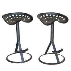 Pair Used Tractor Bar Stools
