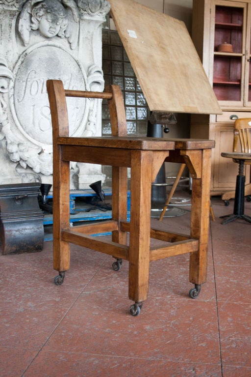 Antique Oak Trolley