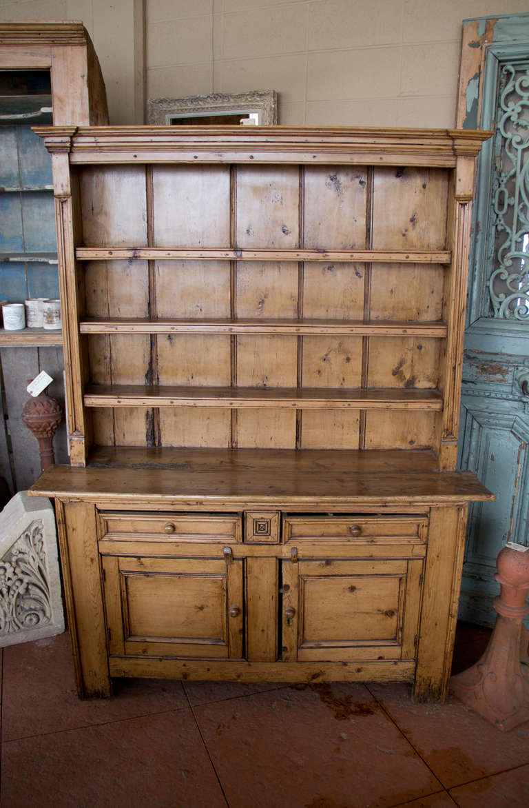Wood 19th Century Irish Dresser