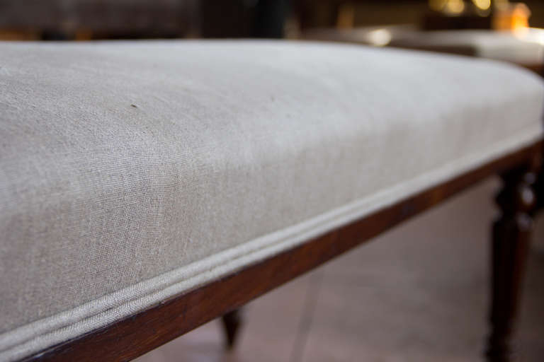 French Upholstered Bench 2