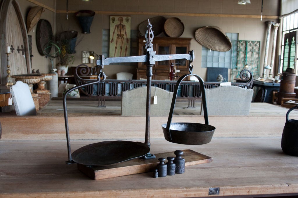 Antique Belgian Baker's Scale