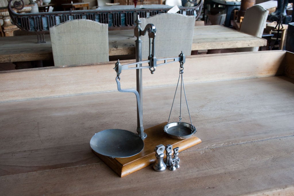 Vintage Balance Scales & Bell Weights