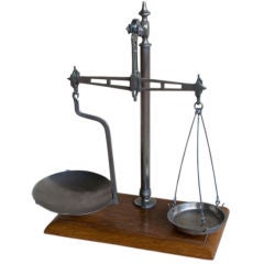 Antique Balance Scales & Bell Weights