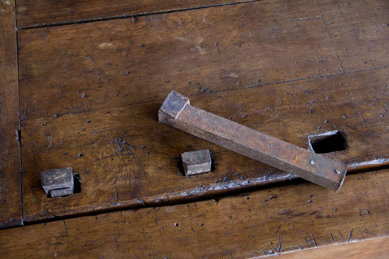 Antique German Woodworker's Bench 1