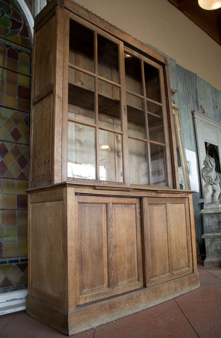 19th Century French Oak Bookcase