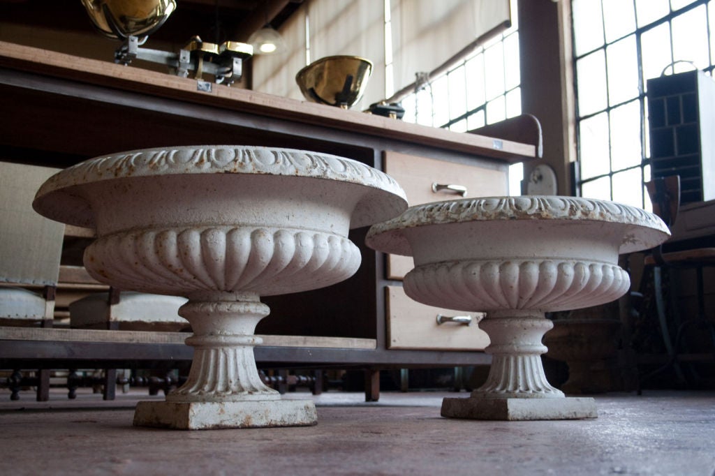 Pair Vintage English Urns at 1stDibs