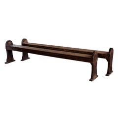 Pair of Gothic Chapel Benches