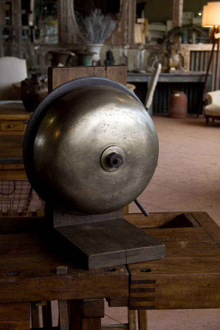 Antique Brass Fire Bell at 1stdibs