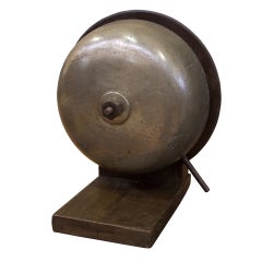 Antique Brass Fire Bell