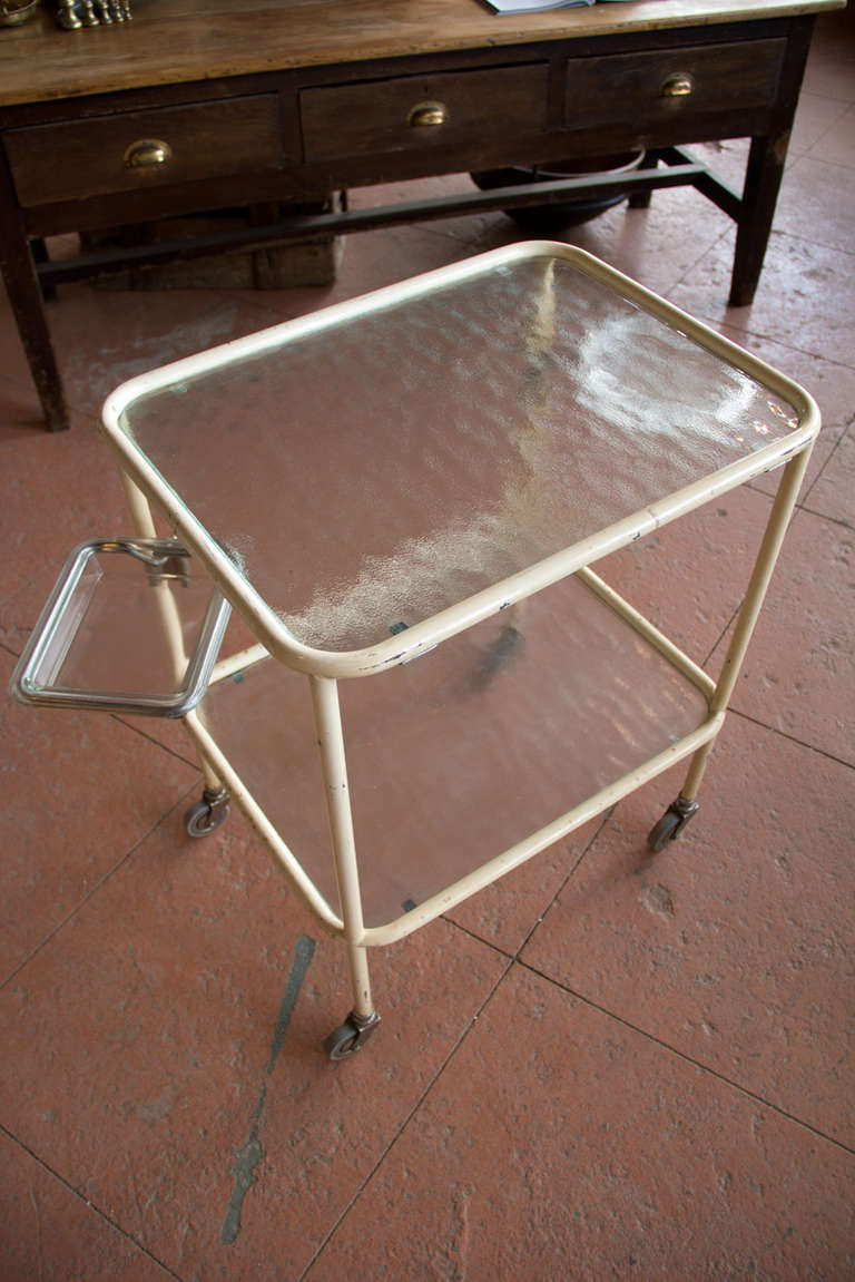 French Mid Century Fench Metal Trolley